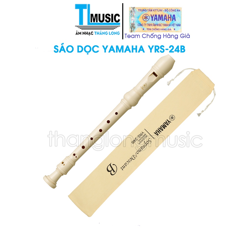 [CHÍNH HÃNG] SÁO RECORDER SOPRANO YAMAHA YRS-24B (TONE B)