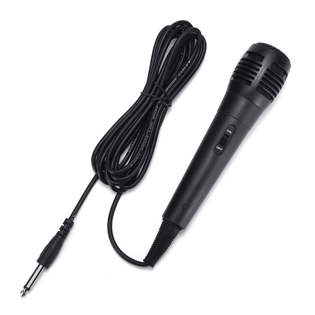 Micro Hát Karaoke Có Dây Giá Rẻ (Sử Dụng Cho Tất Cả Các Loa Như P88, P89, 996, 669, 802, A061, F4, F5, F6)