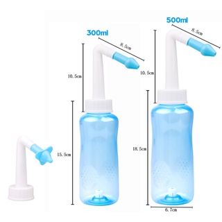 Bình rửa mũi Waterpulse 300/500ml, bình vệ sinh mũi cho bé và người lớn, dụng cụ rửa mũi ngăn ngừa viêm xoang