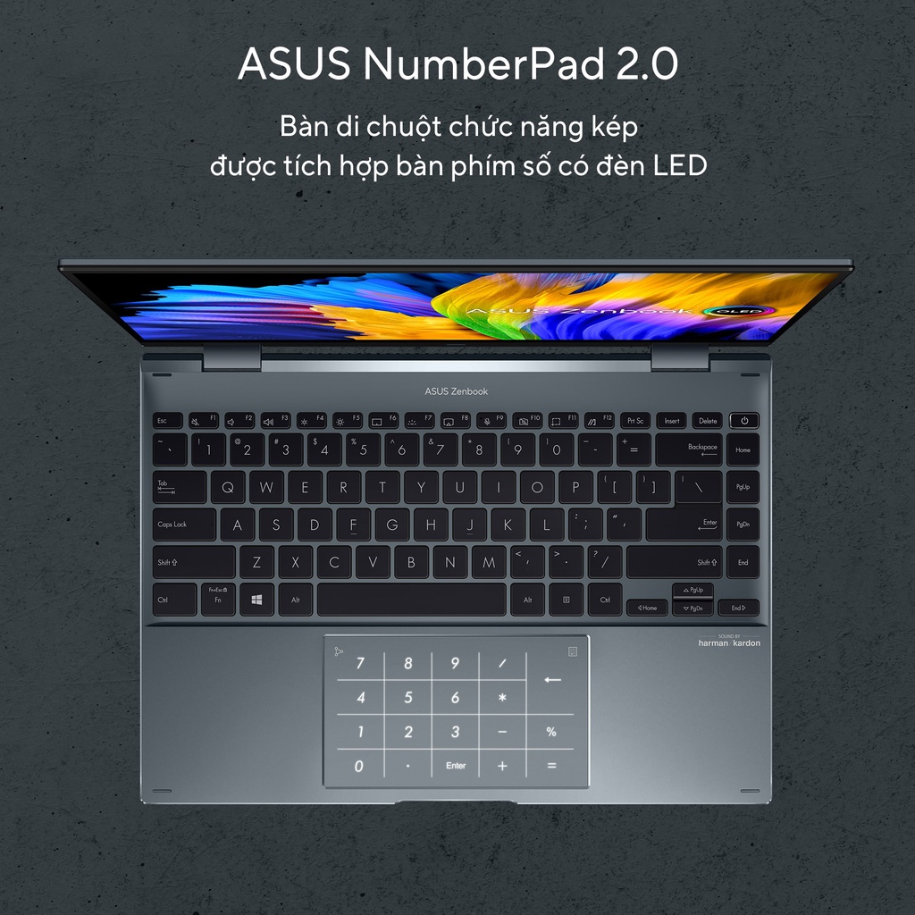 Laptop Asus Zenbook 14 Flip UP5401ZA-KN005W i5-12500H|8GB|512GB|14.0'' 2.8K OLED