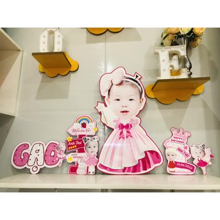 Chibi trang trí sinh nhật cho bé cao 35cm