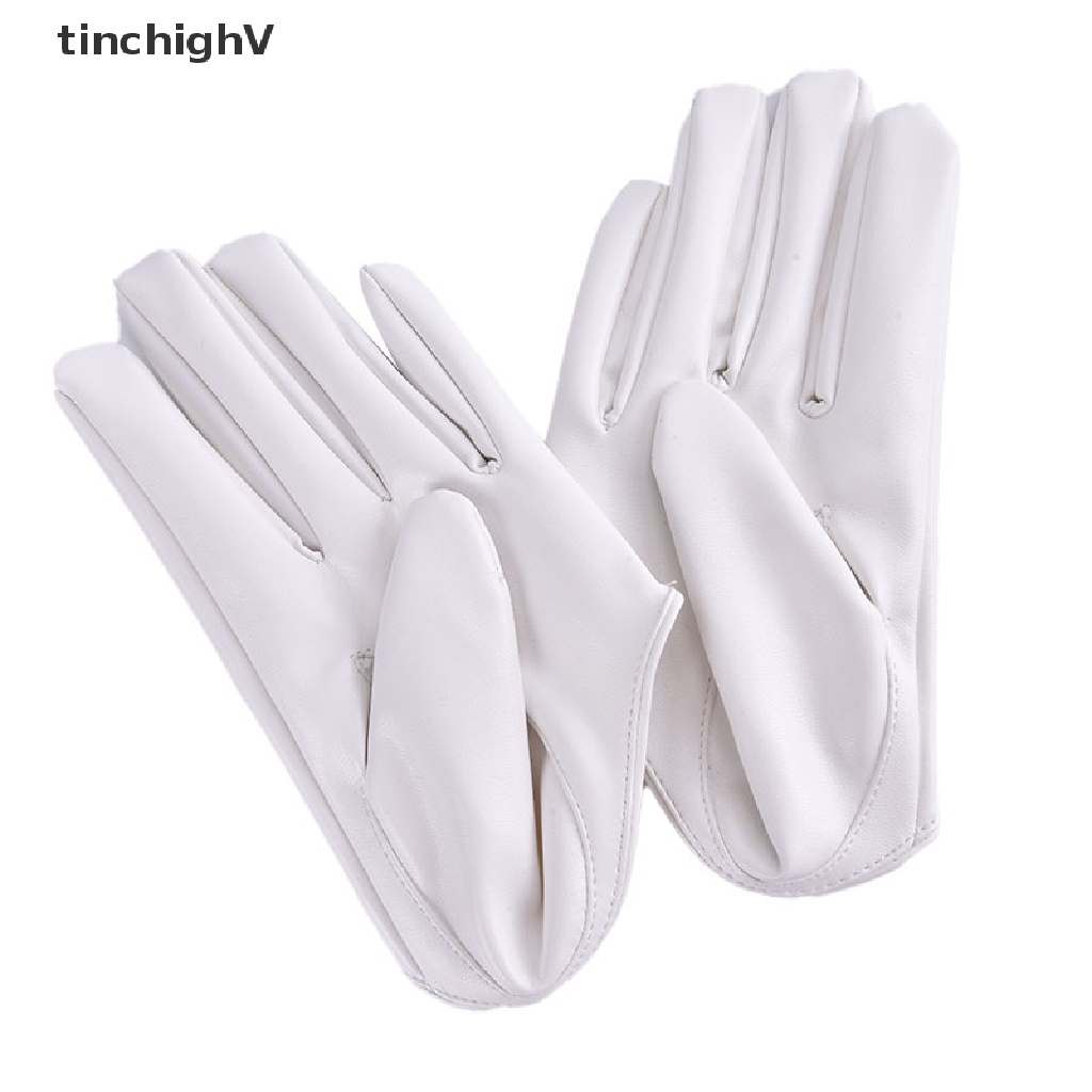 [TinchighV] Găng Tay Da PU Nửa Bàn Tay Thiết Kế Mới Quyến Rũ Cho Nữ Dự Tiệc
