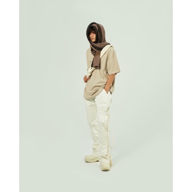 ILSN Webbed Bondage Pants/ madeby.illustration quần dây khaki