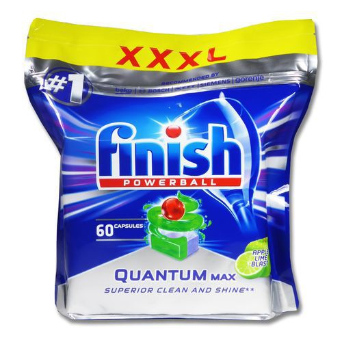 Viên rửa bát Finish Quantum (Hương chanh táo) dành cho máy rửa bát