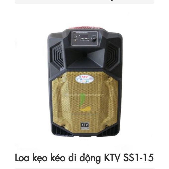 LOA KÉO TRỢ GIẢNG KTV SS 1- 15 ,BASS 40- CÔNG SUẤT LỚN- kÈM 2 MICRO + 1NGUỒN