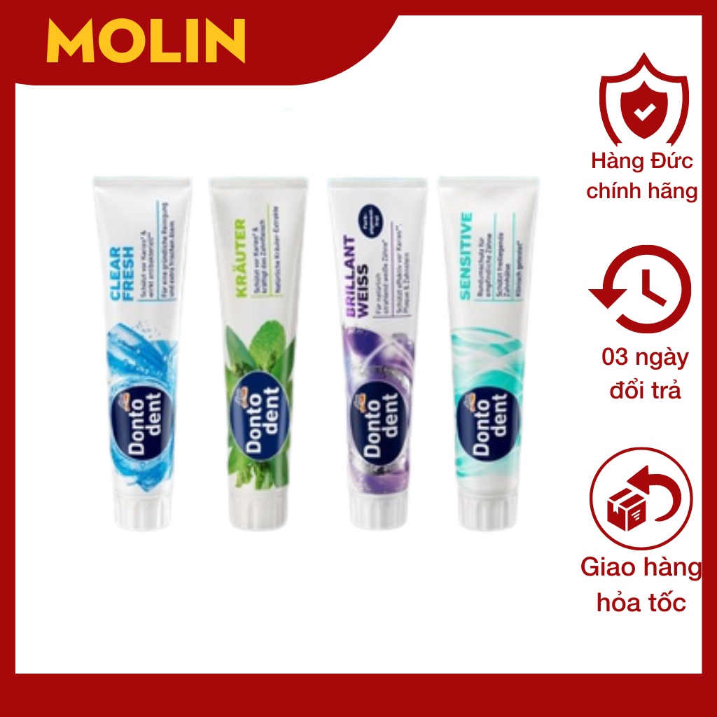 Kem đánh răng Dontodent nội địa Đức 125ml