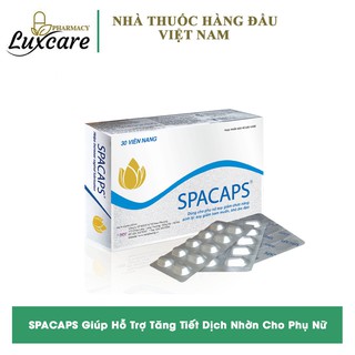 SPACAPS - Giúp Hỗ Trợ Tăng Tiết Dịch Nhờn Cho Phụ Nữ Hộp 30 viên