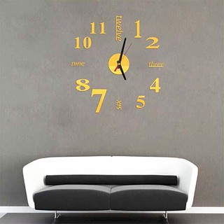 Đồng hồ dán tường  DIY cỡ lớn 100x100 cm