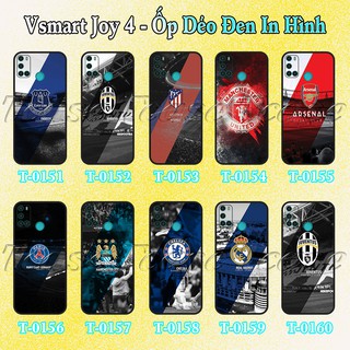 Ốp lưng Vsmart Joy 4 - Ốp dẻo đen in hình Logo Câu lạc bộ bóng đá