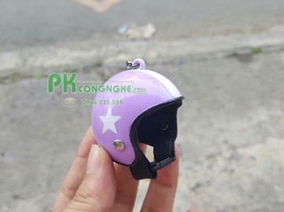 Móc khoá nón bảo hiểm 3/4