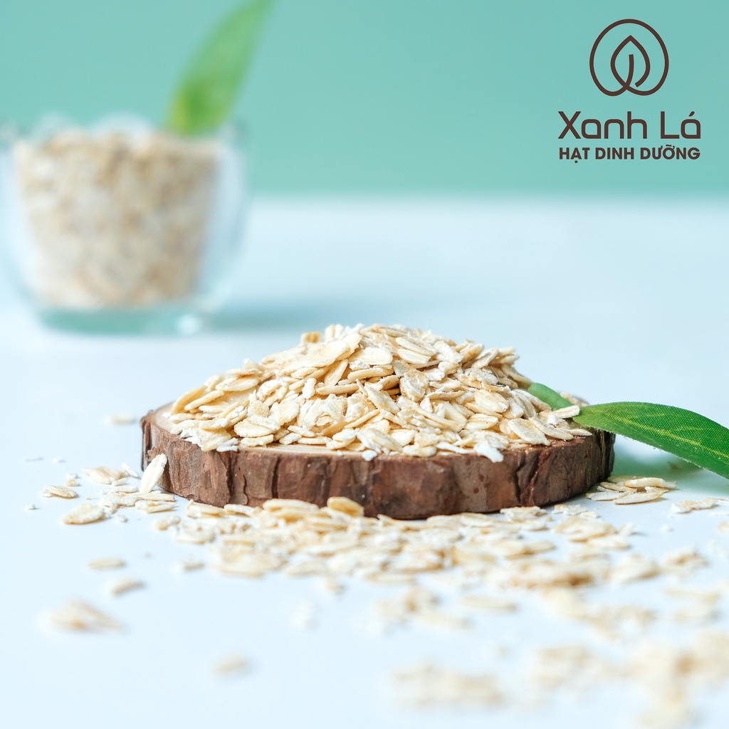 Yến mạch tươi nguyên cám cán mỏng XANH LÁ nhập khẩu Úc ăn liền, ăn kiêng healthy, mẹ bầu, ăn dặm