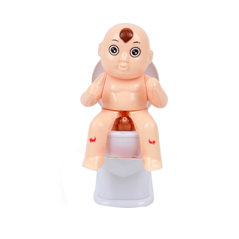 Đồ chơi phun nước hình bồn cầu/toilet/hố xí độc đáo dành cho trẻ em và người lớn dùng để chơi khăm troll bạn bè