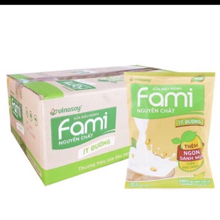 Sữa đậu nành fami ít đường ( 6 hộp )