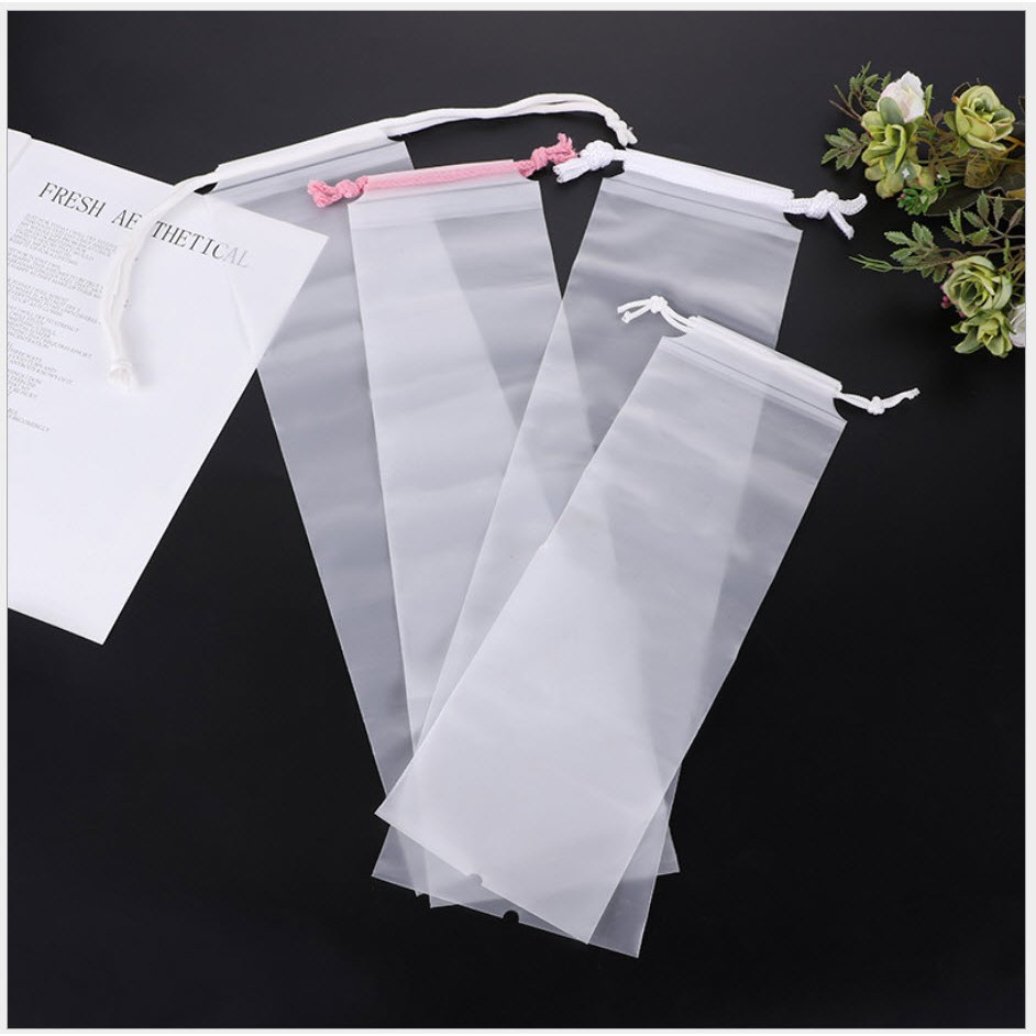 [HCM] Túi Plastic dài có dây Rút Chống Nước Du Lịch - vận chuyển chống mưa, chống nước tiện dụng DÀI 47CM, RỘNG 12CM