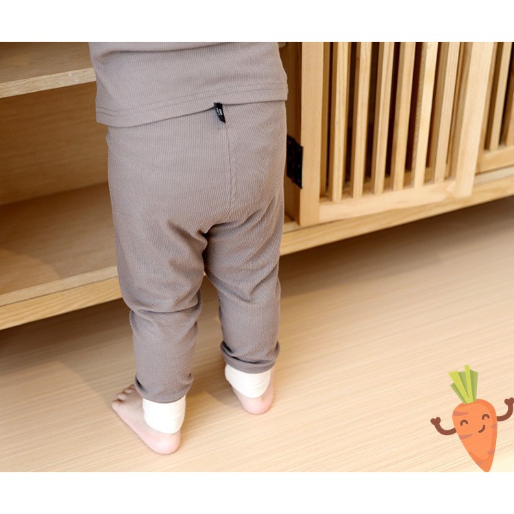 SALE!!! Bộ Dài Tay Minky Mom Cạp Cao Chính Hãng Len Gân Phối Màu Cho Bé Trai Bé Gái Đóng Túi Zip MKM24