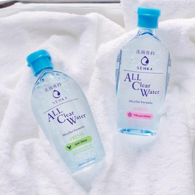 Nước Tẩy Trang Dưỡng Trắng Senka All Clear Water Micellar Formula White (Hồng) | BigBuy360 - bigbuy360.vn