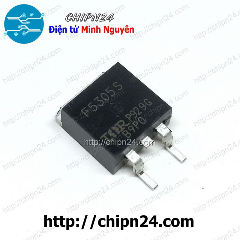 [1 CON] MOSFET Dán IRF5305S TO-263 31A 55V Kênh P (SMD Dán) (IRF5305SPBF IRF5305 F5305S 5305)
