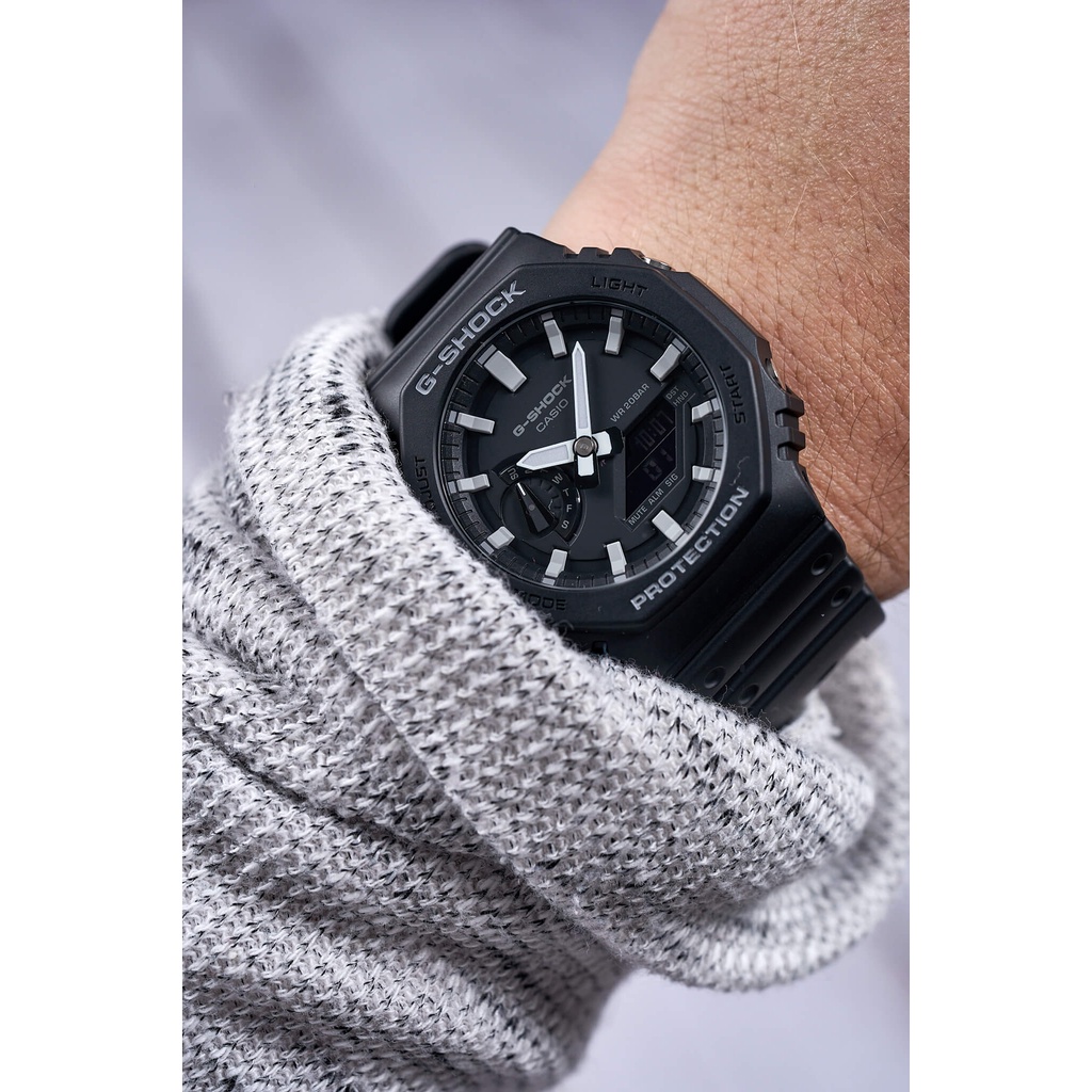 Đồng hồ nam Casio G-Shock GA-2100-1A chống va đập, chống nước 200m, hàng chính hãng