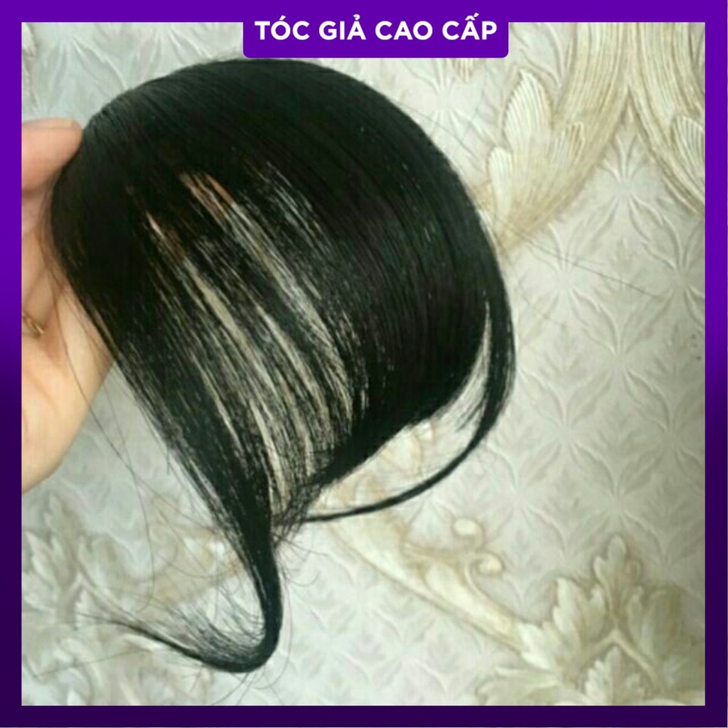 Tóc mái thưa cao cấp hình thật