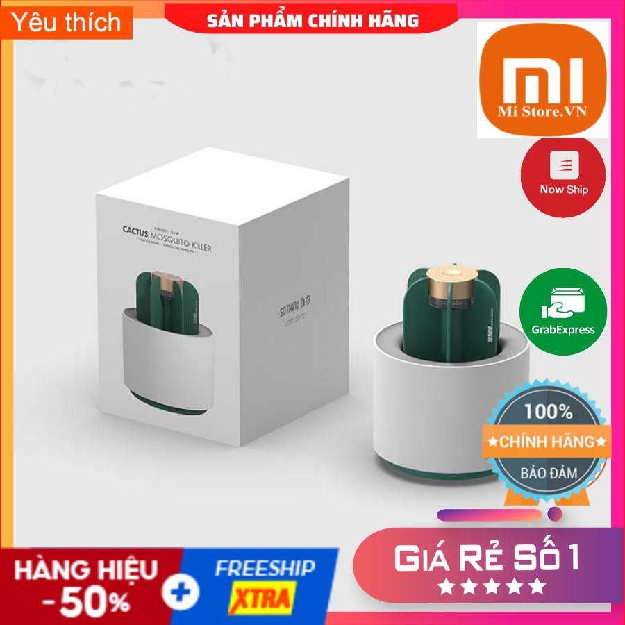 SP Chính Hãng -  Đèn UV diệt muỗi cổng sạc USB thiết kế dạng xương rồng nhỏ gọn hiệu Xiaomi