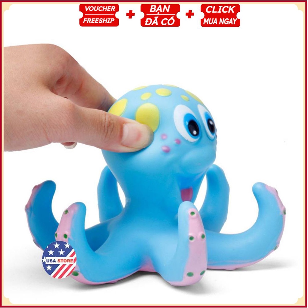 Bạch Tuộc Xếp Vòng Đồ Chơi Cho Bé