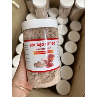 1 hộp 500gr bột gạo lứt đỏ huyết rồng rang xay nguyên chất