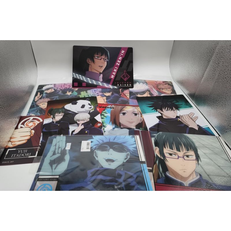 Tấm Pla - Board và tấm Shitajiki chủ đề Jujutsu Kaisen, JJK số 01, chính hãng