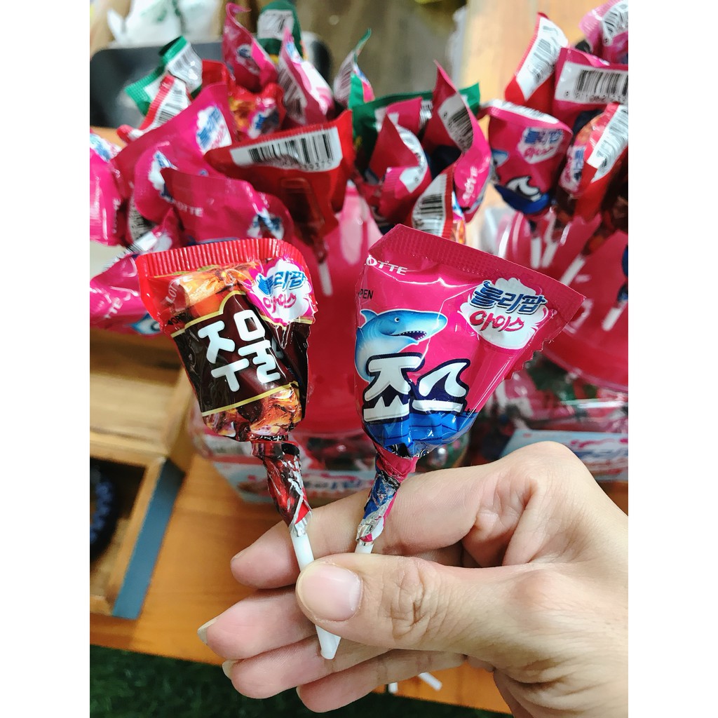 [Lẻ 1 chiếc] Kẹo que mút Lotte Hàn Quốc Date 2022