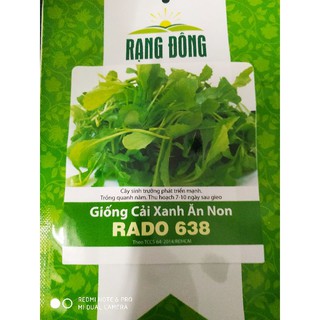 Hạt giống Cải xanh ăn non 20gr ❤️FREESHIP EXTRA❤️