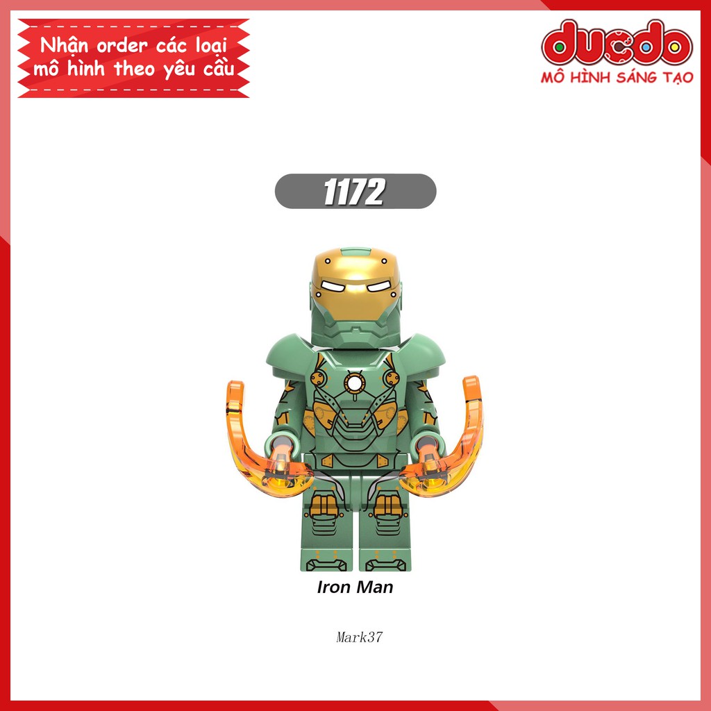 Minifigures các bộ giáp cực đỉnh của Iron Man - Đồ chơi Lắp ghép Xếp hình Mô hình Mini XINH X0246