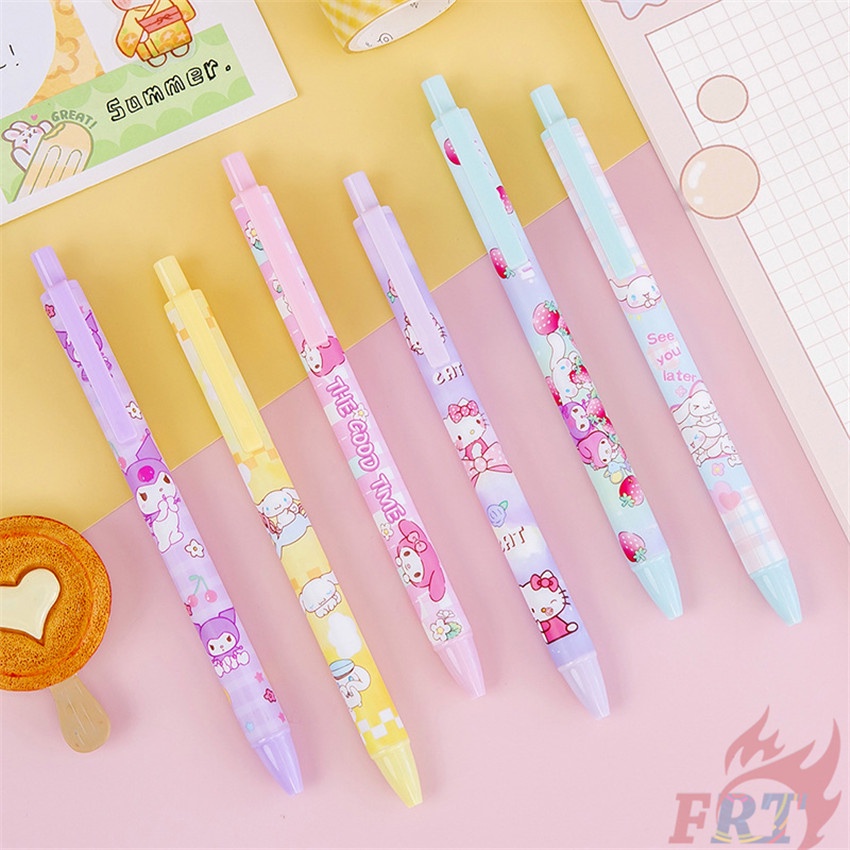 1 Cái ❀ Bút Sanrio Màu Kẹo ❀ Bút Mực Gel Hình Hello Kitty Cinnamoroll Kuromi My Melody Dễ Thương Cho Trường Học/Văn Phòng