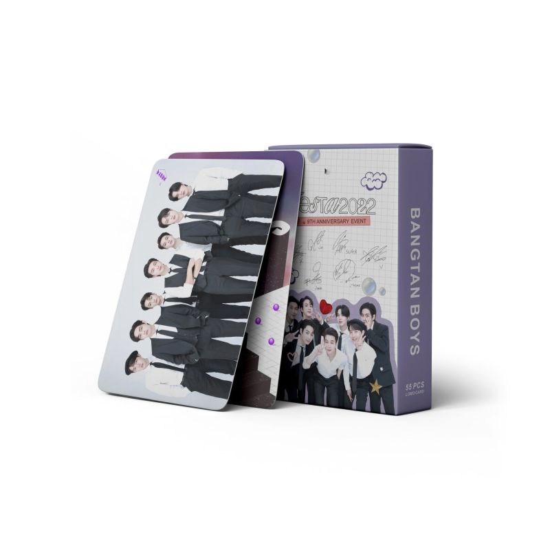 Set 55 Tấm Thẻ Hình Thành Viên BTS Festa 2022 8th