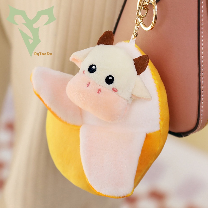Đồ chơi nhồi bông Hình Chó Và Bò Sữa Dễ Thương Cho Bé