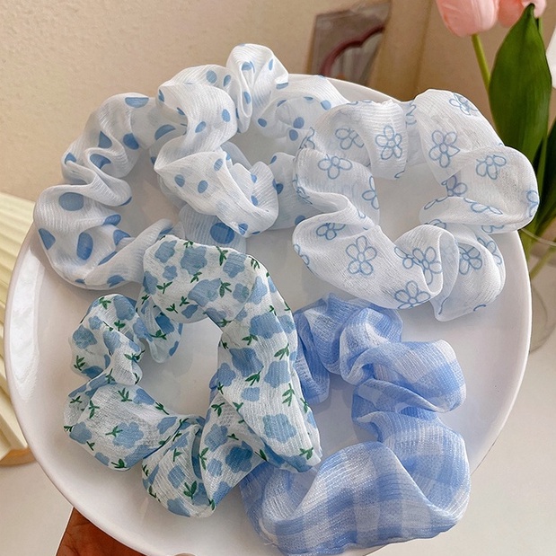 Dây Buộc Tóc Cỡ Lớn Phong Cách Hàn Quốc Thời Trang Mùa Hè cho nữ