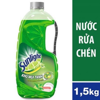 NƯỚC RỬA CHÉN SUNLIGHT TRÀ NHẬT CHAI 1,5L