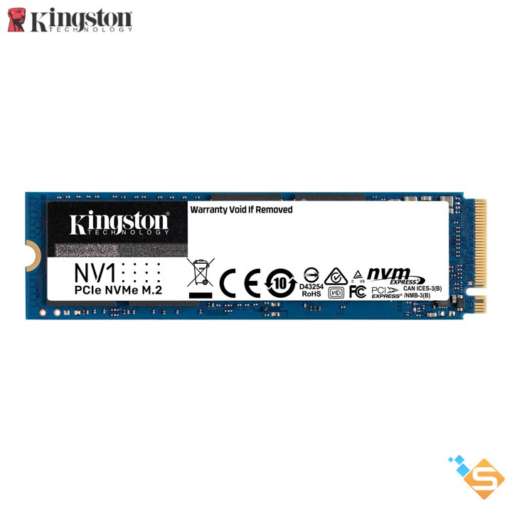 Ổ cứng SSD Kingston NV1 NVMe PCIe M.2 Gen 3.0x4 2TB 1TB 500GB tốc độ 2100/1700MB/s SNVS - Bảo Hành Chính Hãng 3 Năm