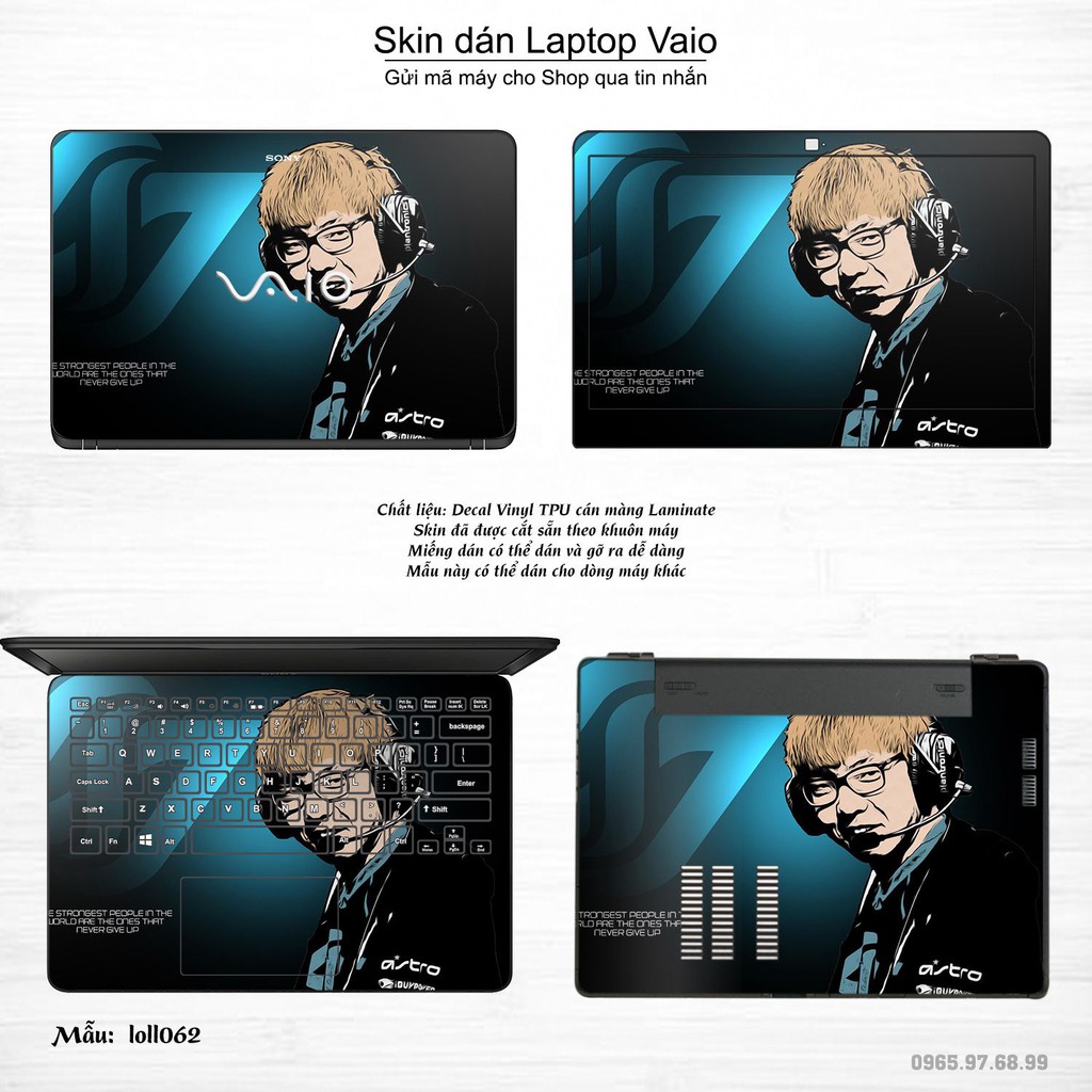 Skin dán Laptop Sony Vaio in hình Liên Minh Huyền Thoại _nhiều mẫu 8 (inbox mã máy cho Shop)