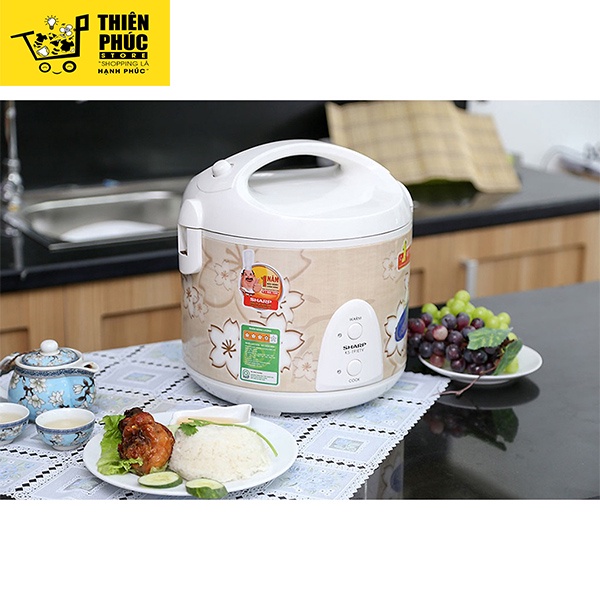 Thiên Phúc Store - Nồi Cơm Điện Sharp KS-N191ETV SB - 1.8 Lít - Hàng chính hãng
