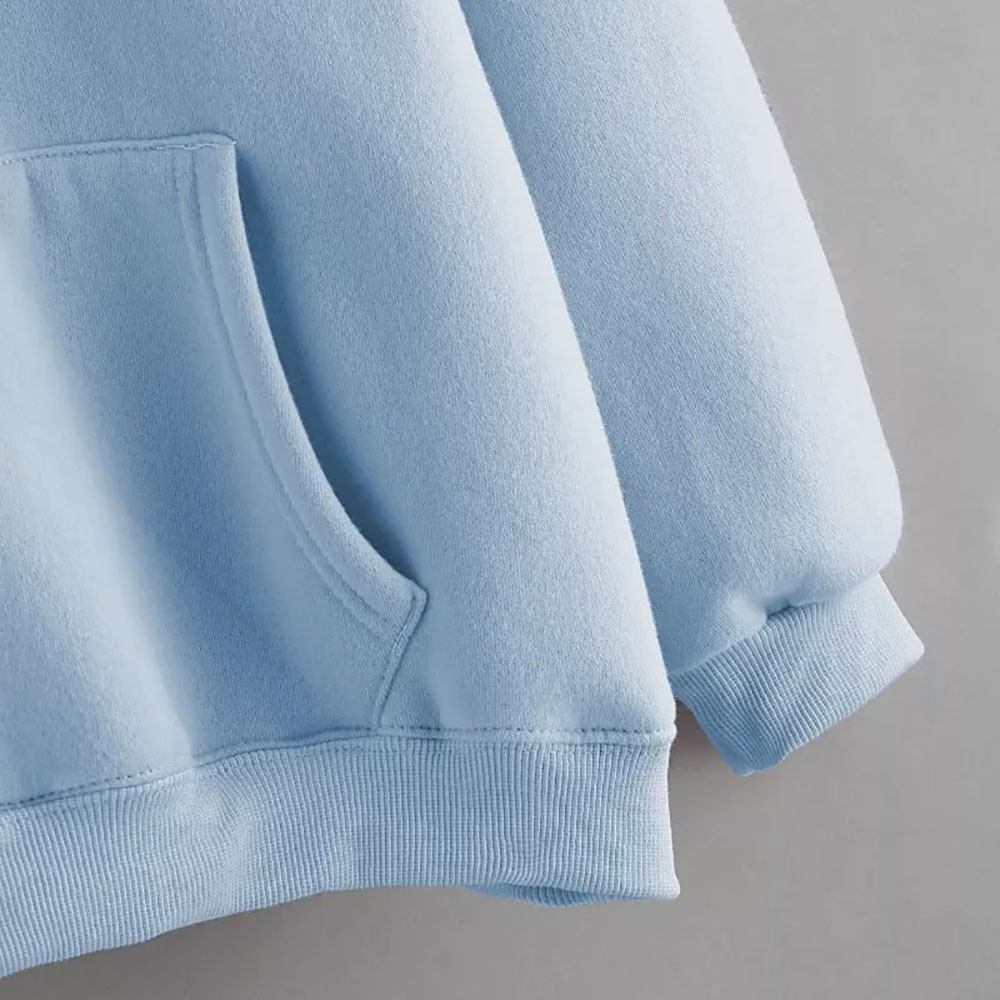 35# Áo Hoodie Ngoại Cỡ Tay Dài Hình Thỏ Dễ Thương Cho Nữ