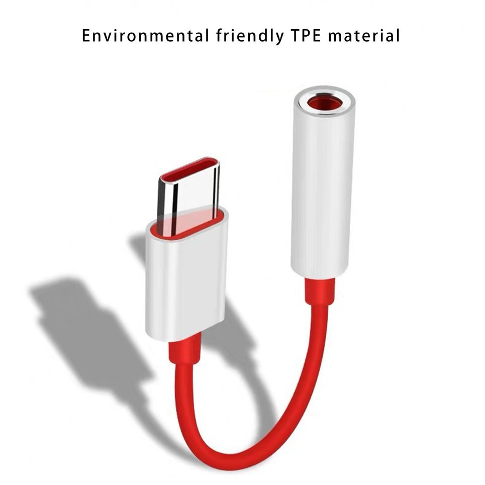 Type C To 3.5mm Audio Headphone Cable Adapter For Oneplus Converter Cable