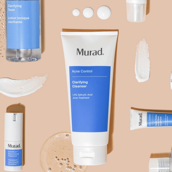 [Combo] Set Serum mun Murad Outsmart Acne Clarifying Treatment murad & Sữa rửa mặt mun Murad Clarifying