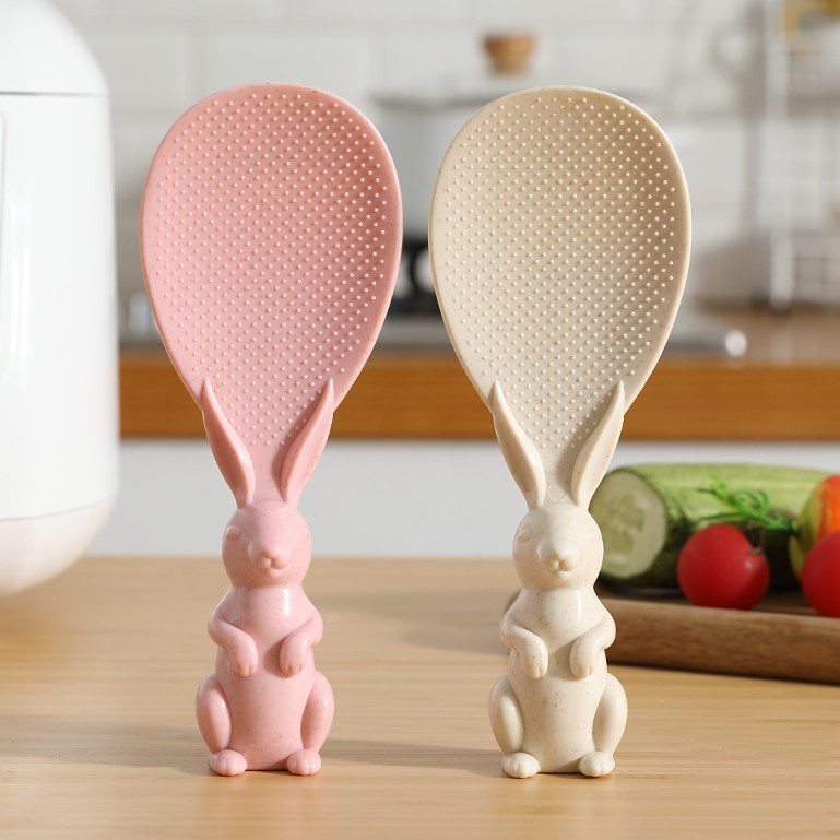 Muỗng Múc Cơm Hình Thỏ Xinh Xắn – Muỗm nhựa cao cấp