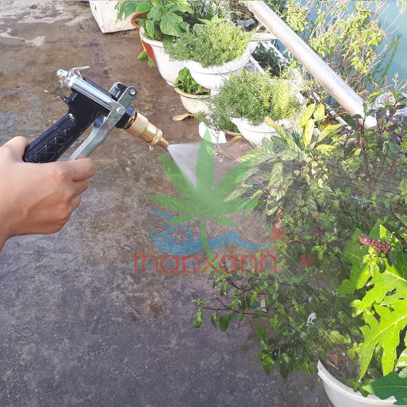 Bộ vòi xịt nước tưới cây, rửa xe áp lực cao kim loại  + 10m dây 8/11