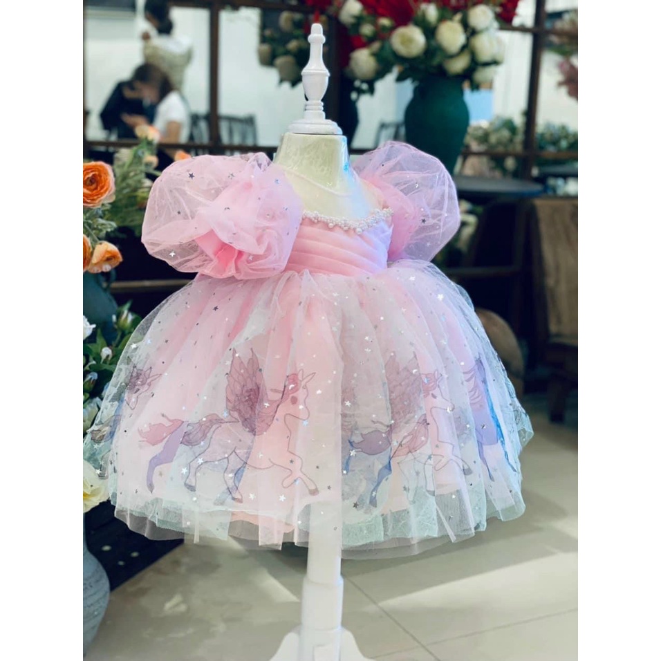 Đầm công chúa Pony cho bé đi dự tiệc từ 12-28kg