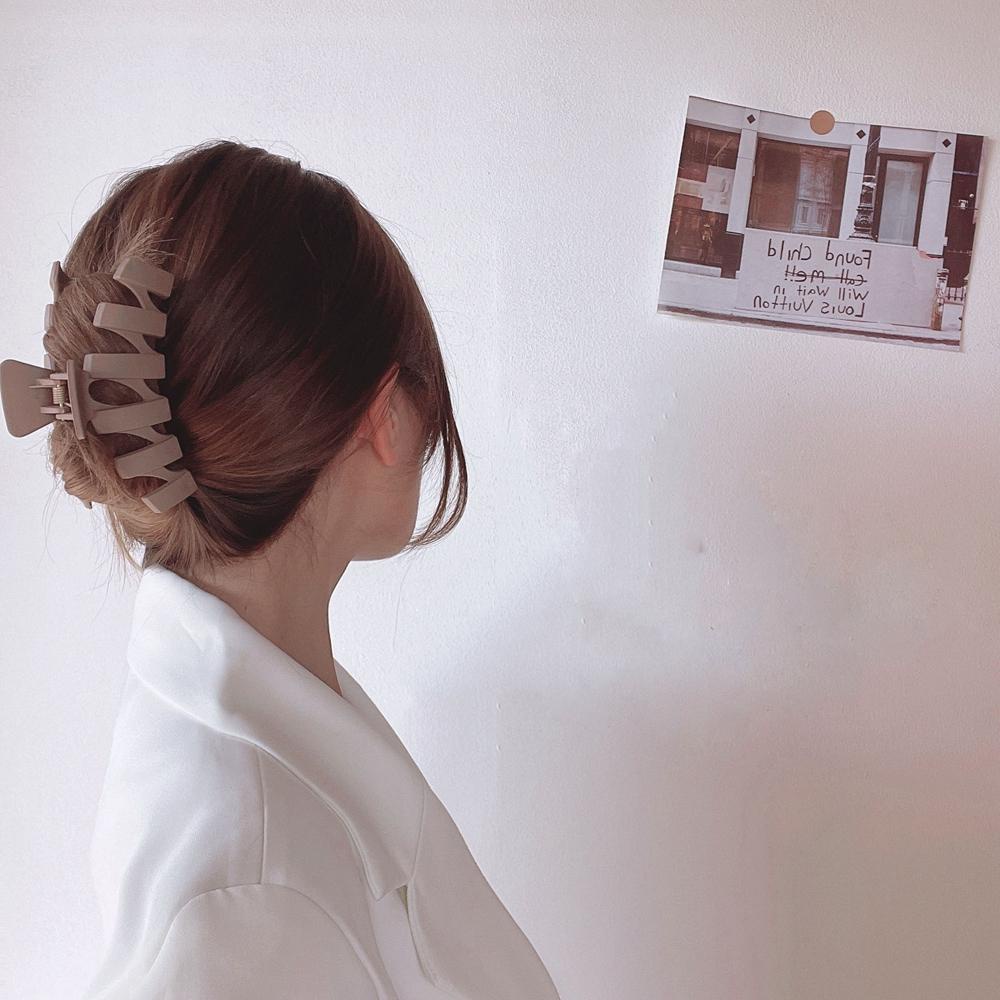 Kẹp Tóc Móng Vuốt Cỡ Lớn Thiết Kế Đơn Giản Phong Cách Hàn Quốc Cho Nữ