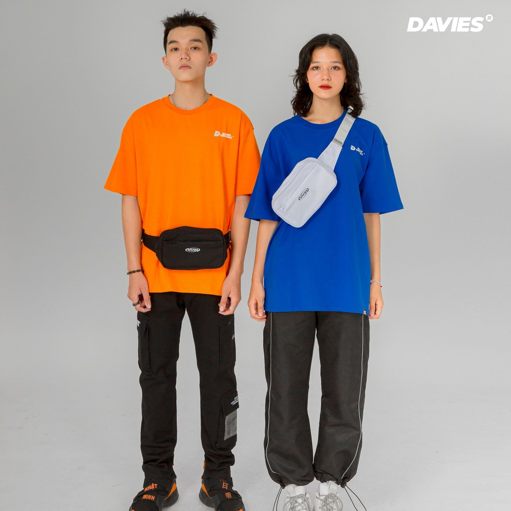 Áo phông nam nữ form rộng tay lỡ basic tee local brand Davies nhiều màu.