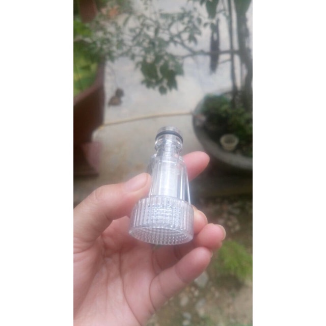 đầu lọc nước-đầu nối vào máy rửa xe tăng áp