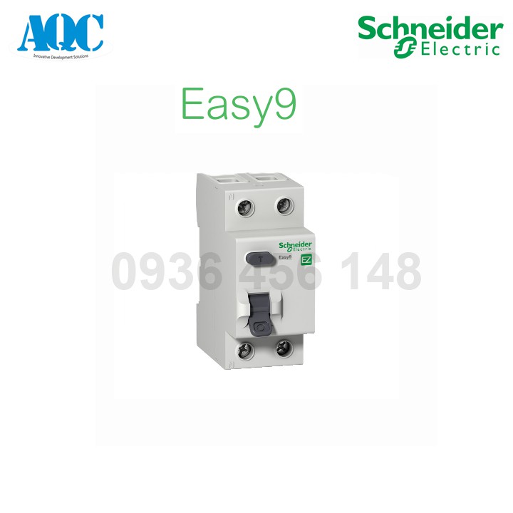 Aptomat chống dòng rò Easy9 RCCB 2P 25A - 63A Schneider