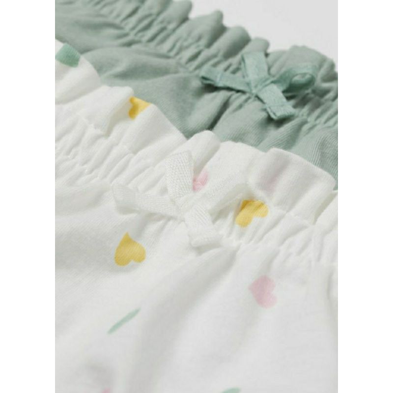 Set 2 quần sooc cotton xinh xắn cho bé gái H.M UK A.uth size 6/9m đến 3/4y