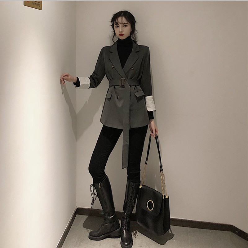 Ảnh thât cuối hình-Áo blazer thắt belt phong cách sang chảnh | BigBuy360 - bigbuy360.vn